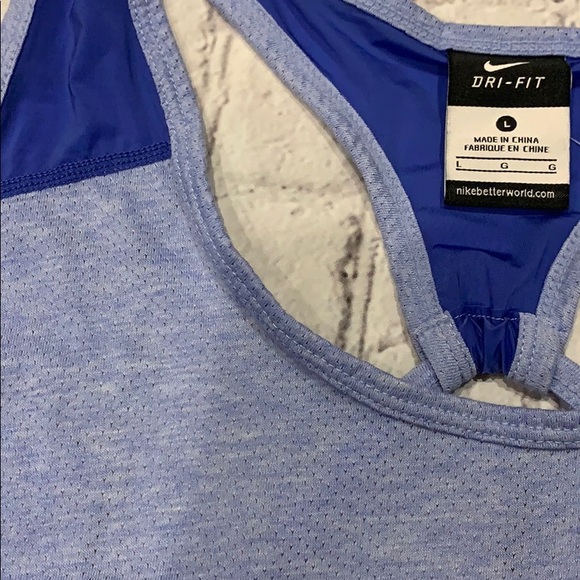 Nike Dri Fit Racerback Tank in Light Purple - Picture 4 of 8